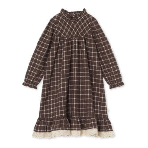 That&apos;s Mine - Haya kjole - Dark brown melange - 110cm - 5Y