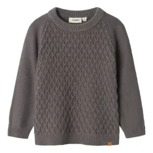 Tobie ls strik - PEWTER - 122/128