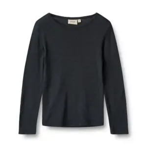 Uld t-shirt ls Alfie - Navy - 116