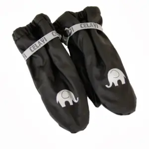 Vatterede PU Luffer - Sort - 1