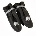 Vatterede PU Luffer - Sort - 2