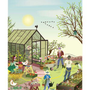 Vissevasse Plakat - 30x40 cm - Forårsfølelse