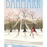 Vissevasse Plakat - 50x70 cm - Danmark - Vintersol