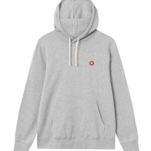 Wood Wood Hættetrøje - Ian - Grey Melange