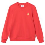 Wood Wood Sweatshirt - Tye - Apple Red