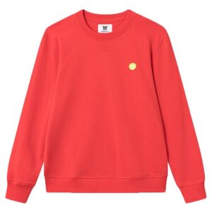 Wood Wood Sweatshirt - Tye - Apple Red