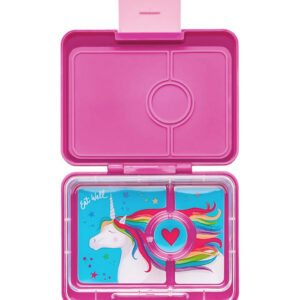 Yumbox Madkasse m. 3 Rum - Bento Snack - Malibu Purple/Magical U