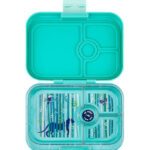 Yumbox Madkasse m. 4 Rum - Bento Panino - Tropical Aqua/Panther
