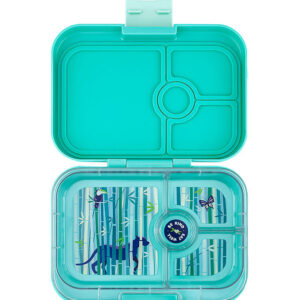Yumbox Madkasse m. 4 Rum - Bento Panino - Tropical Aqua/Panther