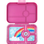 Yumbox Madkasse m. 4 Rum - Bento Tapas - Malibu Purple/Rainbow