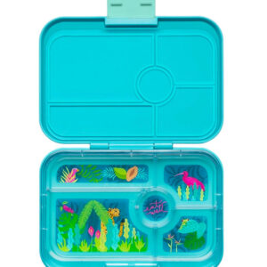 Yumbox Madkasse m. 5 Rum - Bento Tapas - Antibes Blue/Jungle