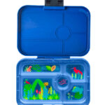Yumbox Madkasse m. 5 Rum - Bento Tapas - Monte Carlo Blue/Jungle