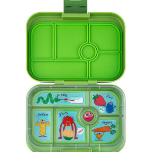 Yumbox Madkasse m. 6 Rum - Bento Original - Matcha Green - Monst