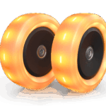 BERG Nexo Wheels 120x40mm Lights Orange