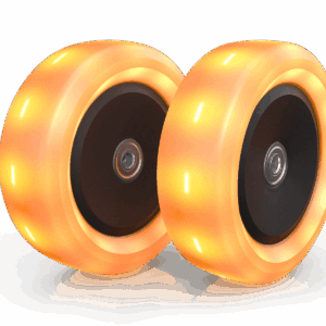BERG Nexo Wheels 120x40mm Lights Orange