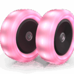 BERG Nexo Wheels 120x40mm Lights Pink