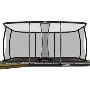 BERG SPORTS Ultim Pro Bouncer FlatGround 5x5 + Safety Net XL