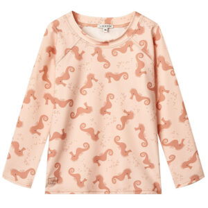Liewood Badebluse - Noah - UV40+ - Seahorse/Apple Blossom