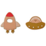 Liewood Bidelegetøj - Silikone - 2-pak - Gia - Space Rose Multi