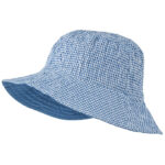 Liewood Bøllehat - Damon - Vendbar - Check Riverside/Crisp Whit