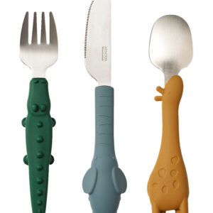 Liewood Børnebestik - Tove Cutlery Set - Golden Caramel Mix