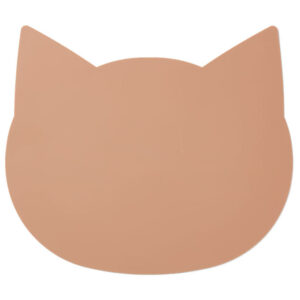 Liewood Dækserviet - Aura Cat - Silikone - Dark Rose