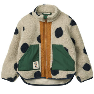 Liewood Fleecejakke - Noam - Spot Dots/Mist