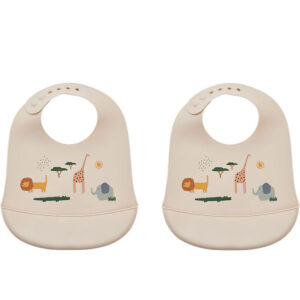 Liewood Hagesmæk - 2-pak - Silikone - Tilda - Safari Sandy Mix