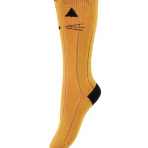 Liewood Knæstrømper - Sofia - Cat - Mustard