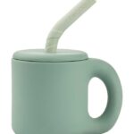 Liewood Kop m. Sugerør - Jenna - Dusty Mint/Peppermint