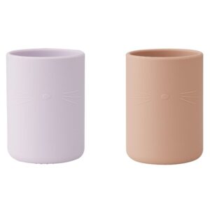 Liewood Kopper - 2-pak - Silikone - Ethan - Kat - Light Lavender