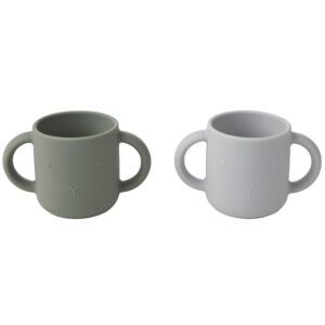 Liewood Kopper - 2-pak - Silikone - Gene - Faune Green