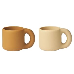 Liewood Kopper - 2-pak - Silikone - Kylie - Golden Caramel/Safar