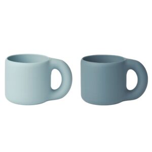 Liewood Kopper - 2-pak - Silikone - Kylie - Sea Blue/Whale Blue