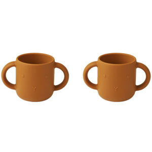 Liewood Kopper - Silikone - 2-Pak - Gene - Rabbit Mustard