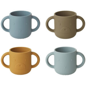 Liewood Kopper - Silikone - 4-Pak - Gene - Blue Multi Mix