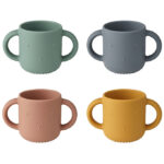 Liewood Kopper - Silikone - 4-pak - Gene - Rabbit Multi Mix