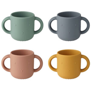 Liewood Kopper - Silikone - 4-pak - Gene - Rabbit Multi Mix