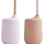 Liewood Kopper m. Sugerør - 2-pak - Silikone - Ellis - Light Lav