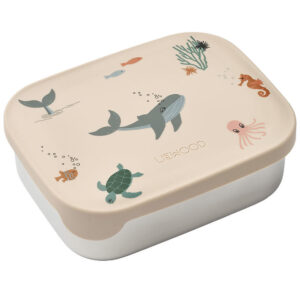 Liewood Madkasse - Silikone/Stål - Arthur - Sea Creature/Sandy
