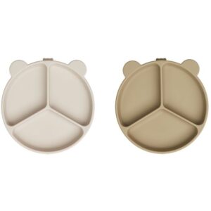 Liewood Rumdelt Skåle - 2-pak - Stacy - Sandy/Oat Mix