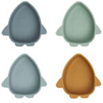 Liewood Skåle - Silikone - 4-pak - Iggy - Space Blue Multi Mix