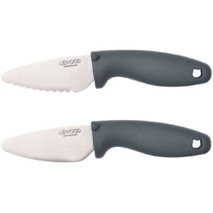 Liewood Skæreknivsæt - 2-pak - Perry - Whale Blue