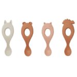 Liewood Skeer - Liva - Silikone - 4-pak - Rose Mix
