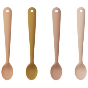 Liewood Skeer - Siv - 4-pak - Silikone - Tuscany Rose Multi Mix