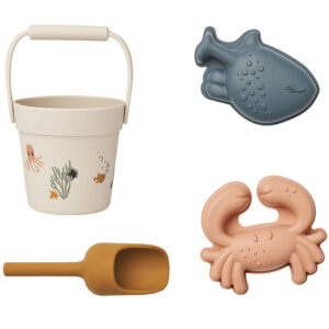 Liewood Strandsæt - Silikone - Kit Mini - Sea Creature/Sandy