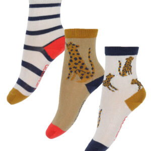 Liewood Strømper - Silas - 3-pak - Leopard/Sandy