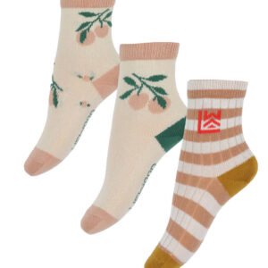 Liewood Strømper - Silas - 3-pak - Peach Sea Shell Mix
