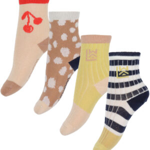 Liewood Strømper - Silas - 4-pak - Cherries Multi Mix