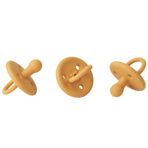 Liewood Sutter - Silikone - 3-pak - Str. 1 - Paula - Yellow Mell